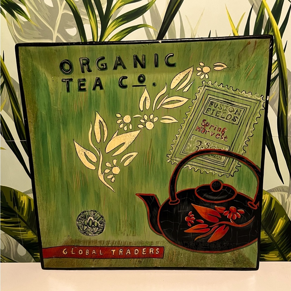 Decorative Plates (Tea Themed) Earth Tones